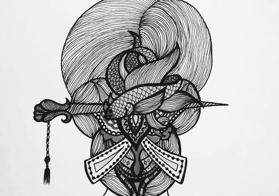 Illustration Le chignon
