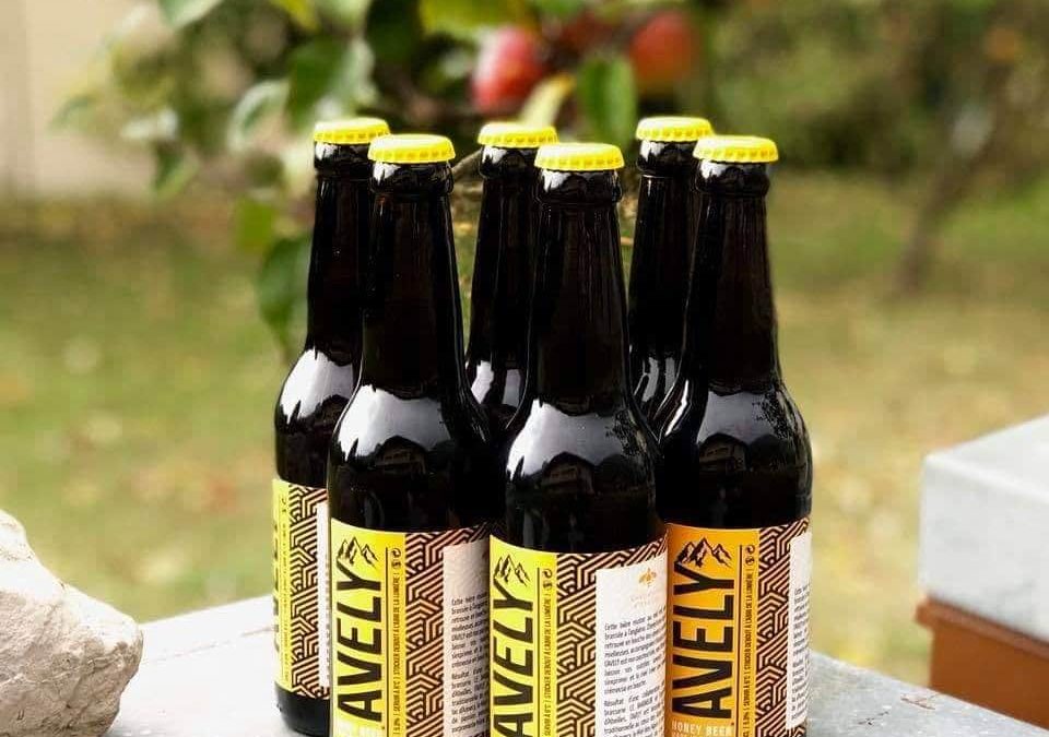 Etiquette Bière au miel Avely