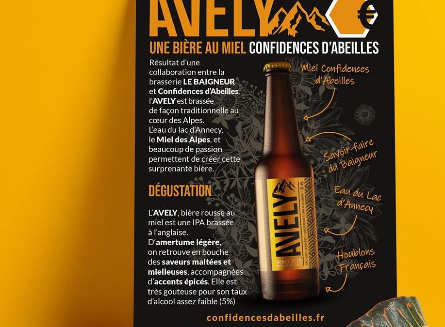 Flyer Bière au miel Avely