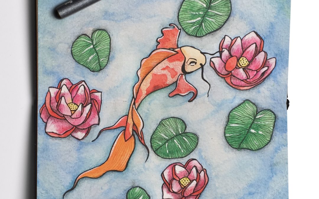 Illustration Les petits poissons