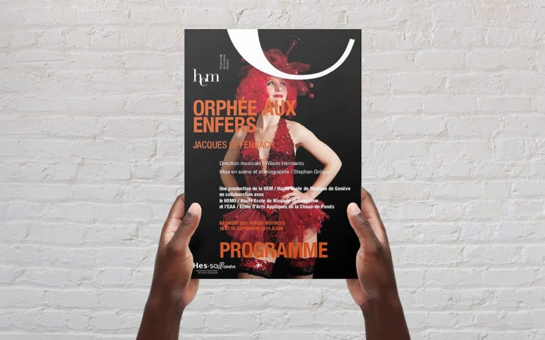 Programme Spectacle Orphée aux Enfers