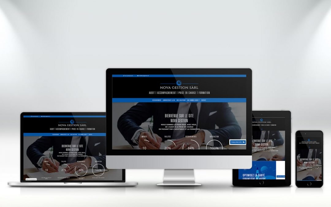 Site internet Nova Gestion
